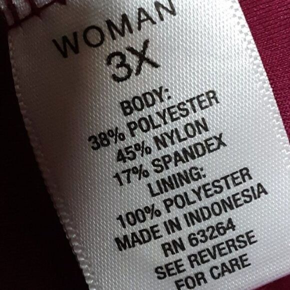 Roz & Ali Women's size 3X Velvet Top Blouse - Picture 5 of 12